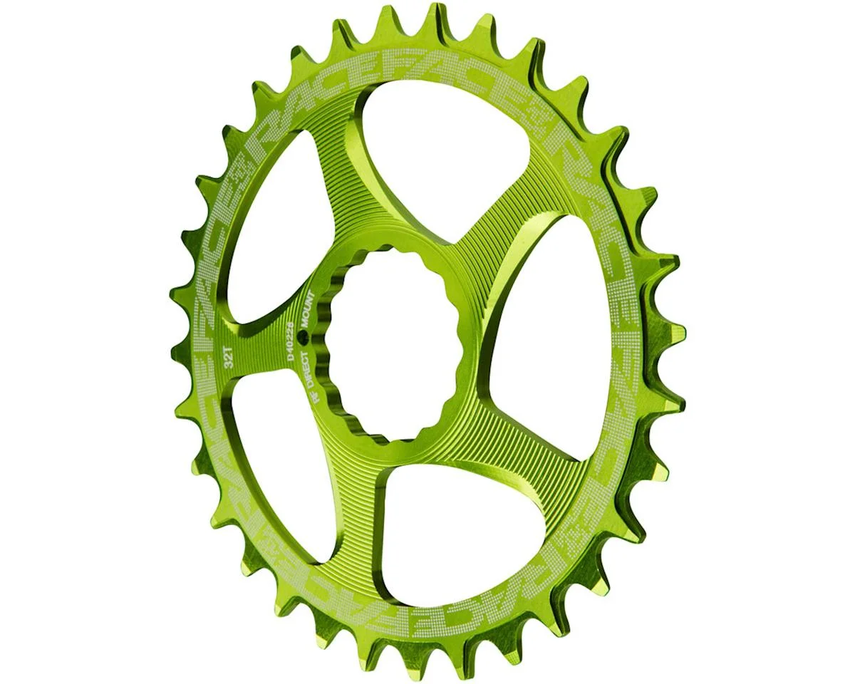 Race Face Narrow-Wide CINCH Direct Mount Chainring (Green) (1 x 9-12 Speed) (Single) (26T) (3mm Offset/Boost)